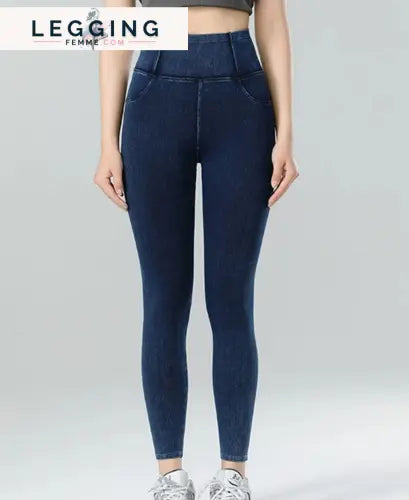 Jegging Moulant Avec Poche - Legging Femme