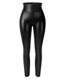 Legging Moulant Simili Cuir Legging Femme