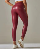 Legging Simili Cuir Sexy Club - Legging Femme